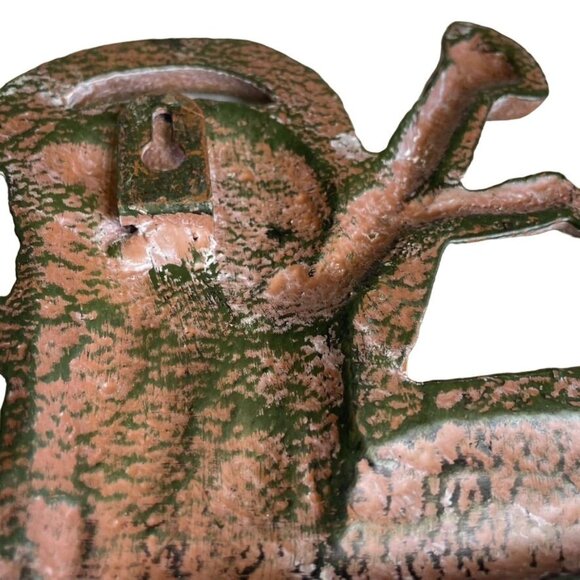 Cast Iron Metal Watering Cans Wall Coat Hook Hanger Holder Gardening Decor u - Picture 5 of 5